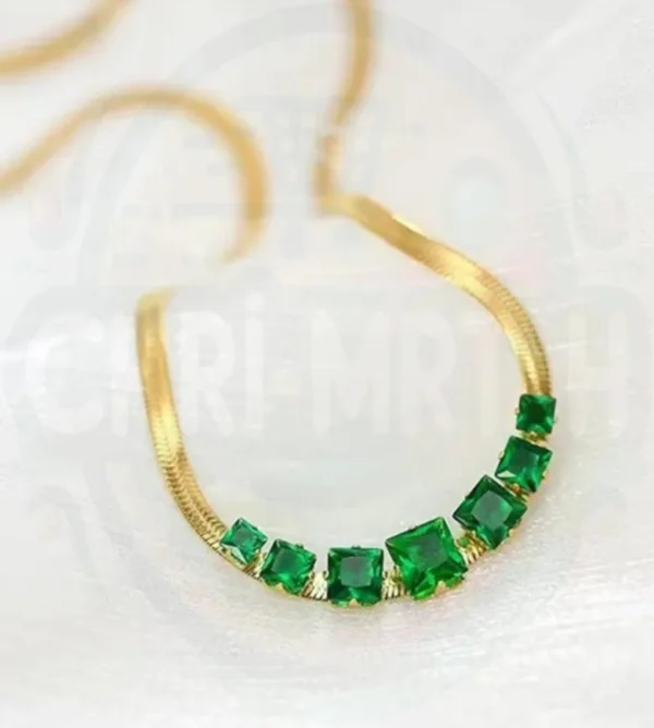 Collier vert pour femme au Maroc – Image 3