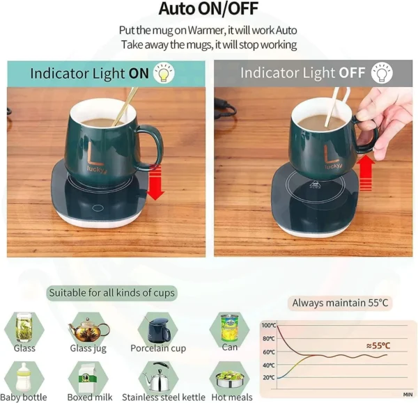 TASSE INTELLIGENTE AUTO-CHAUFFANTE au Maroc – Image 11